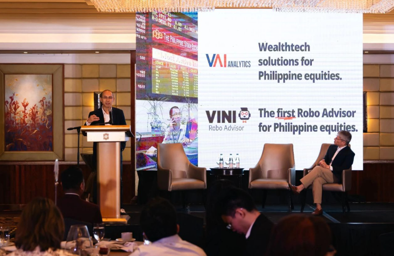 VAI Analytics robo advisor launch presentation in the Philippines